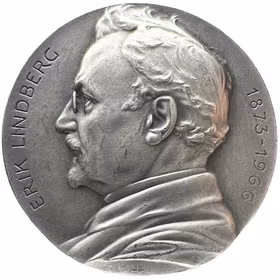 Erik Lindberg (1873–1966) – Svenska Numismatiska Föreningens årsmötesmedalj 1976 - Mästaren i profil: Erik Lindberg och den moderna medaljkonstens seger
