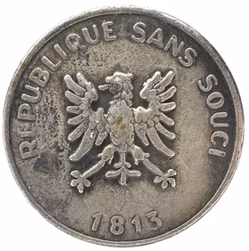 République Sans Souci" (1813) - Mellan frihetspatos och satirisk lätthet: Den bekymmerslösa republiken - En paradox i metall