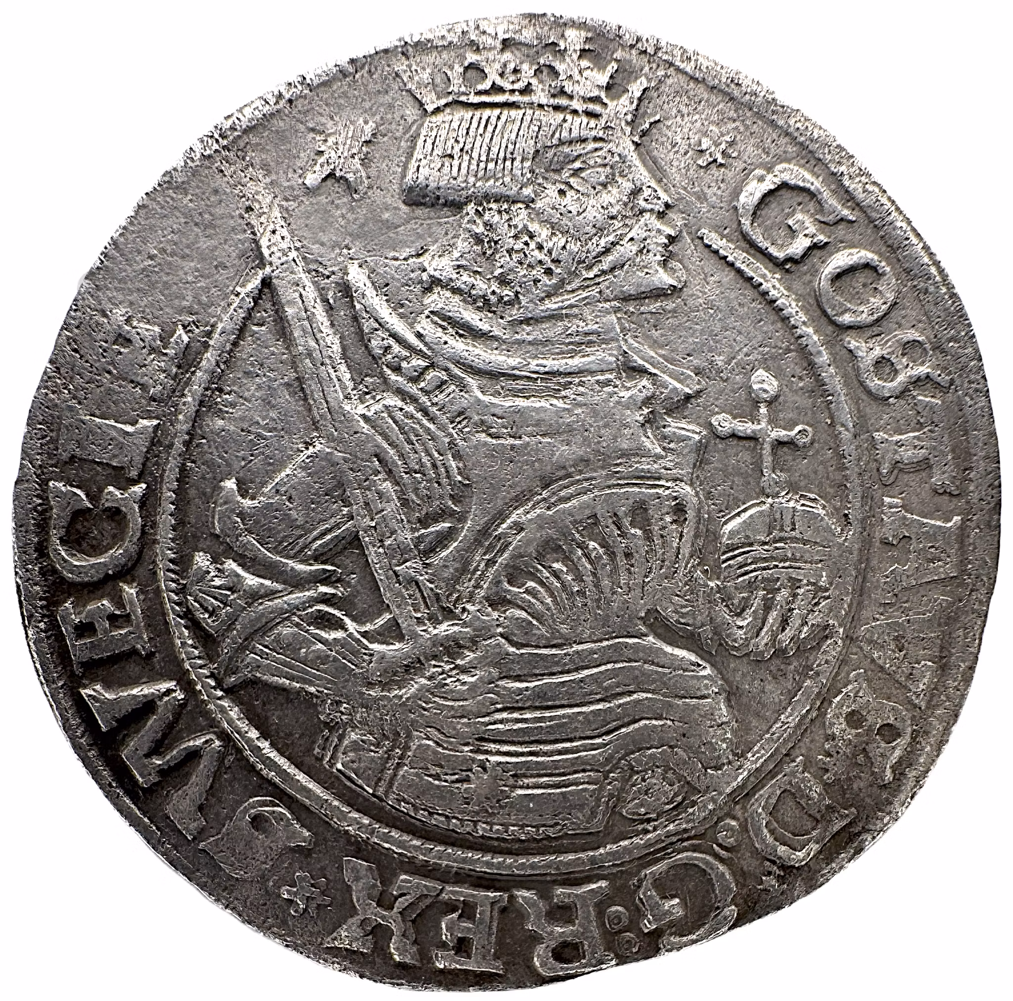 Gustav Vasa, Svartsjö, Mark 1543 - Skarpt och välpräglat porträtt med viss kvarvarande lyster