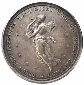 Gustav Hollaender (1855–1915). Sternska konservatoriets (Berlin) jubileumsmedalj 1900 - Gustav Hollaender och det Sternska konservatoriets guldålder - En virtuos från Schlesien