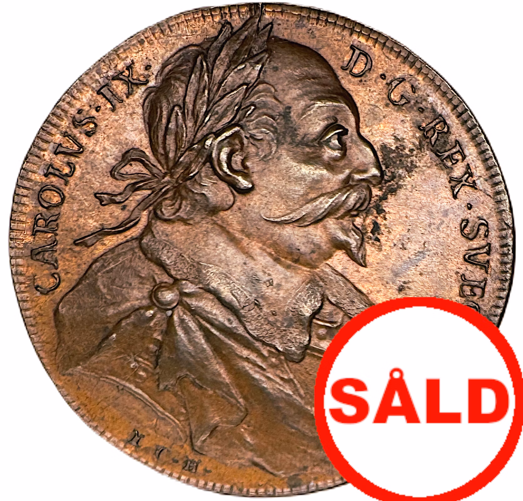 Hedlingers regentlängd - Karl IX av Johann Carl Hedlinger - Nr 48