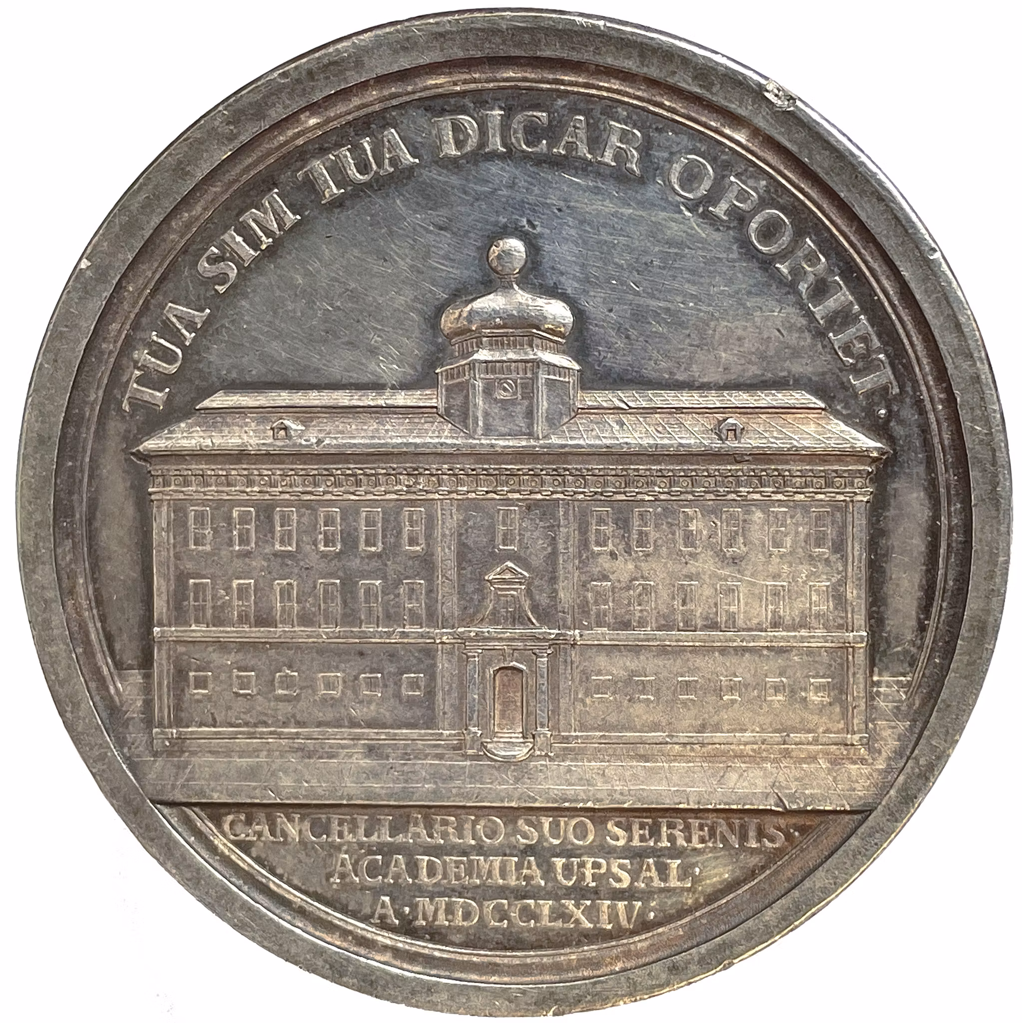 Gustav III som kronprins, blir kansler för Uppsala universitet 1764 - Extremt sällsynt - RR, av Gustaf Ljungberger