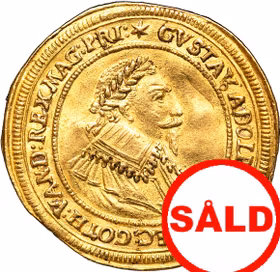 Gustav II Adolf - Nürnberg - Vacker gulddukat 1632 - "Lejonet från Norden" i hjärtat av kejsardömet: Nürnberg 1632