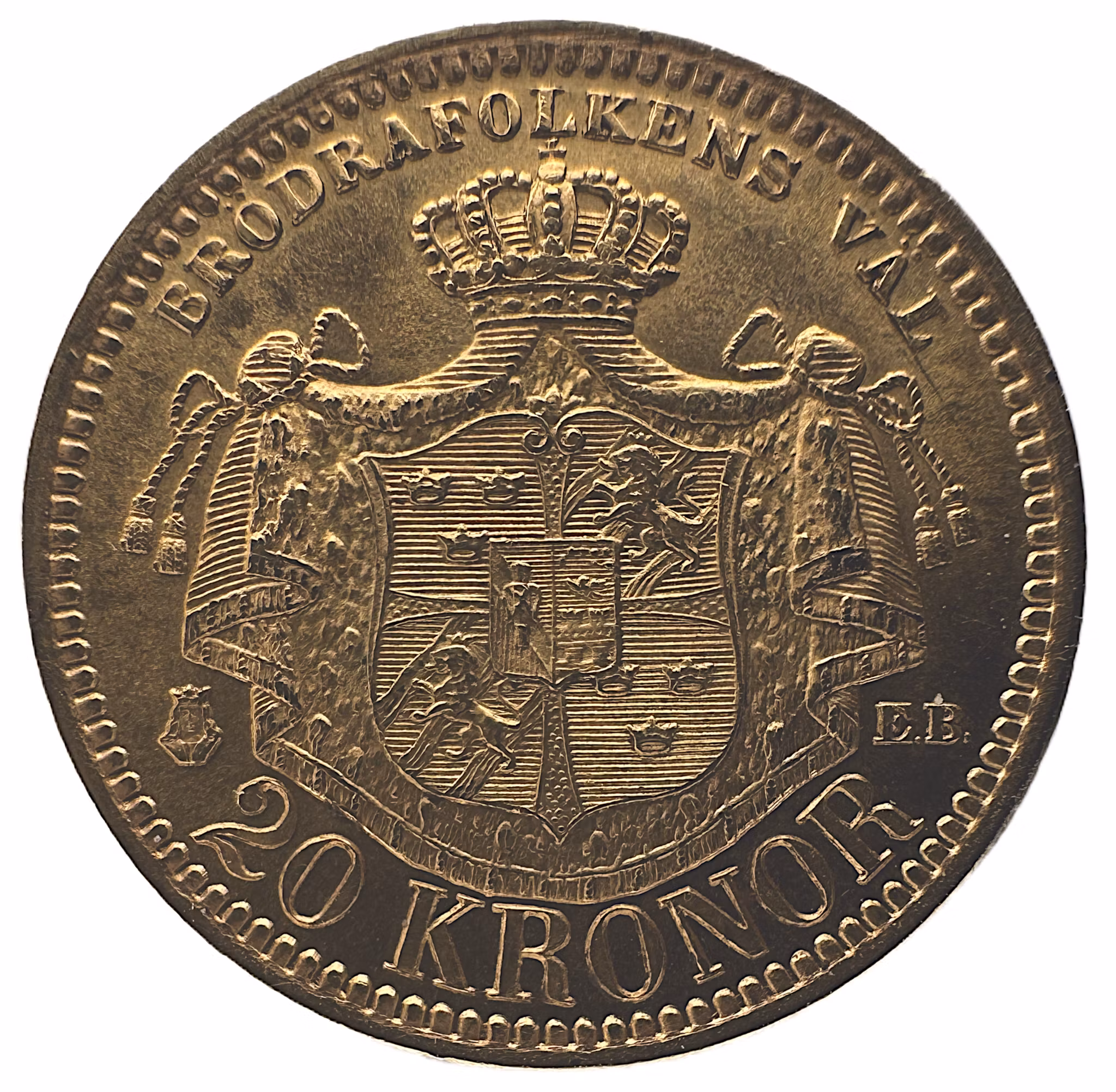 Oskar II, 20 kronor 1884
