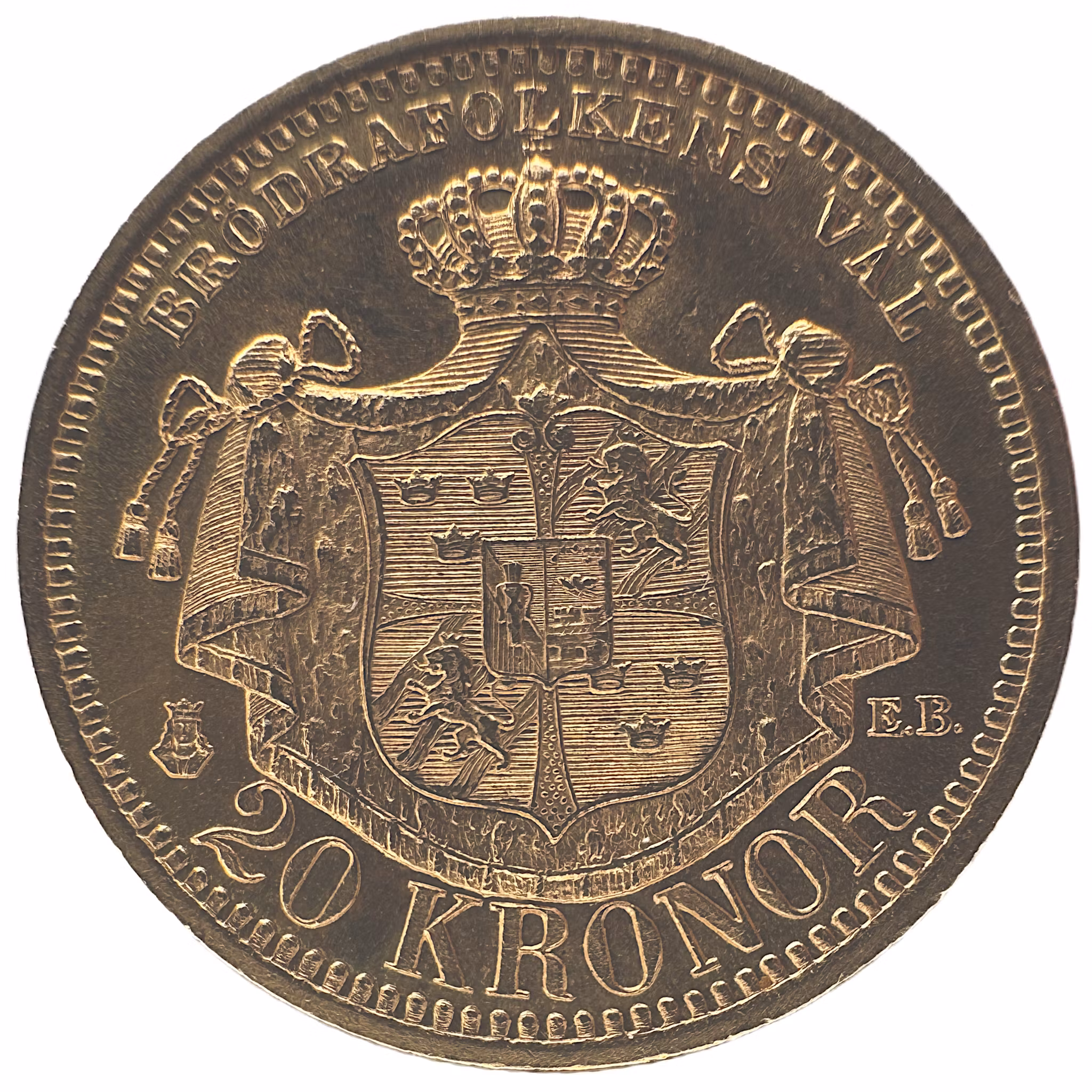 Oskar II, 20 kronor 1901