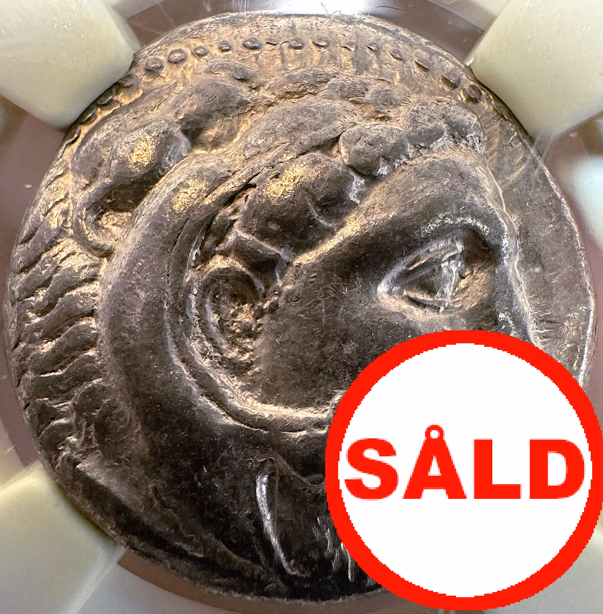 Alexander den store 336-323 f.Kr - Vackert exemplar i NGC hållare