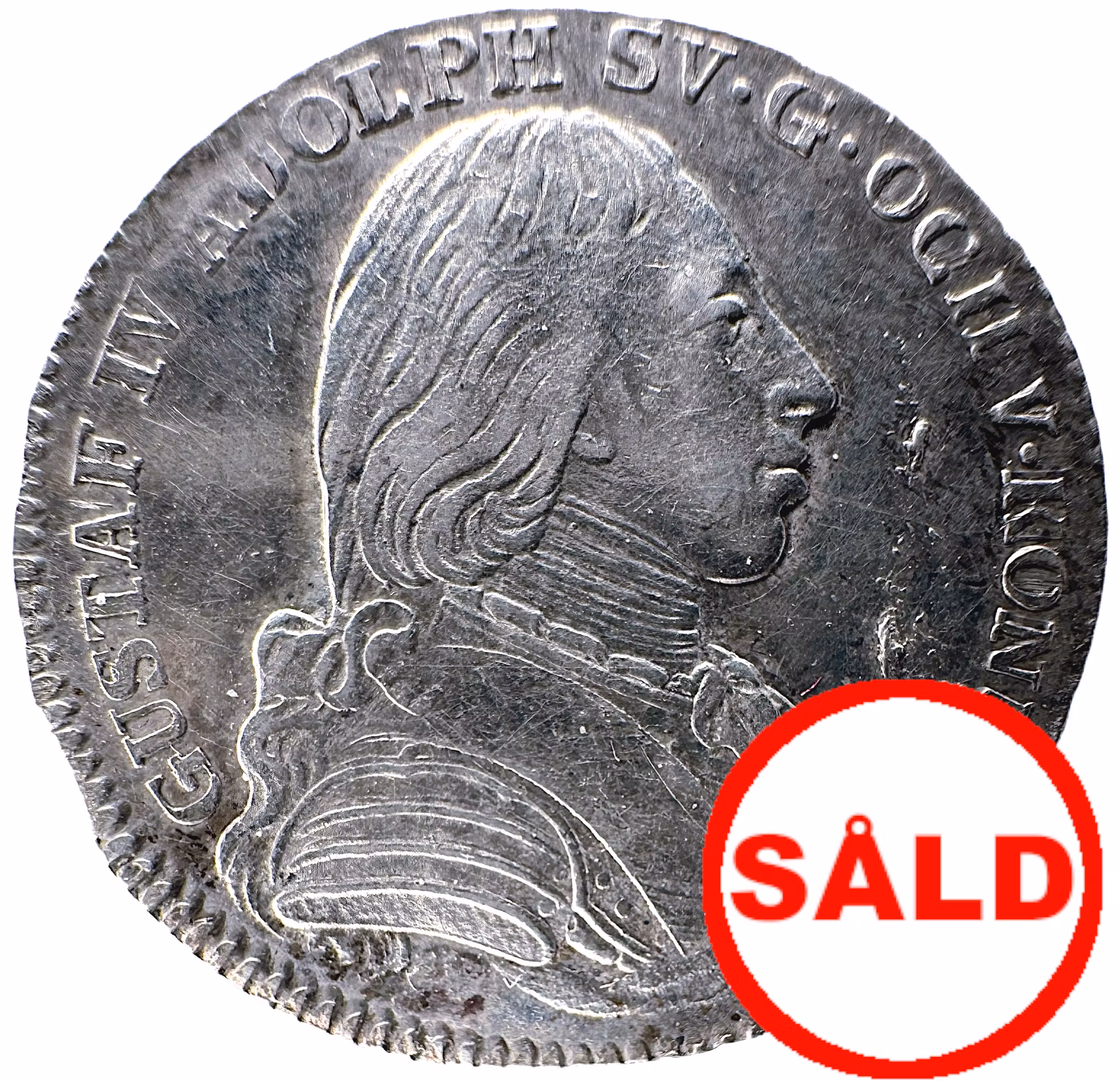 Gustav IV Adolf 1/6 Riksdaler 1806 - Ett vackert småmynt