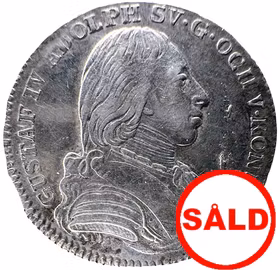 Gustav IV Adolf 1/6 Riksdaler 1806 - Ett vackert småmynt