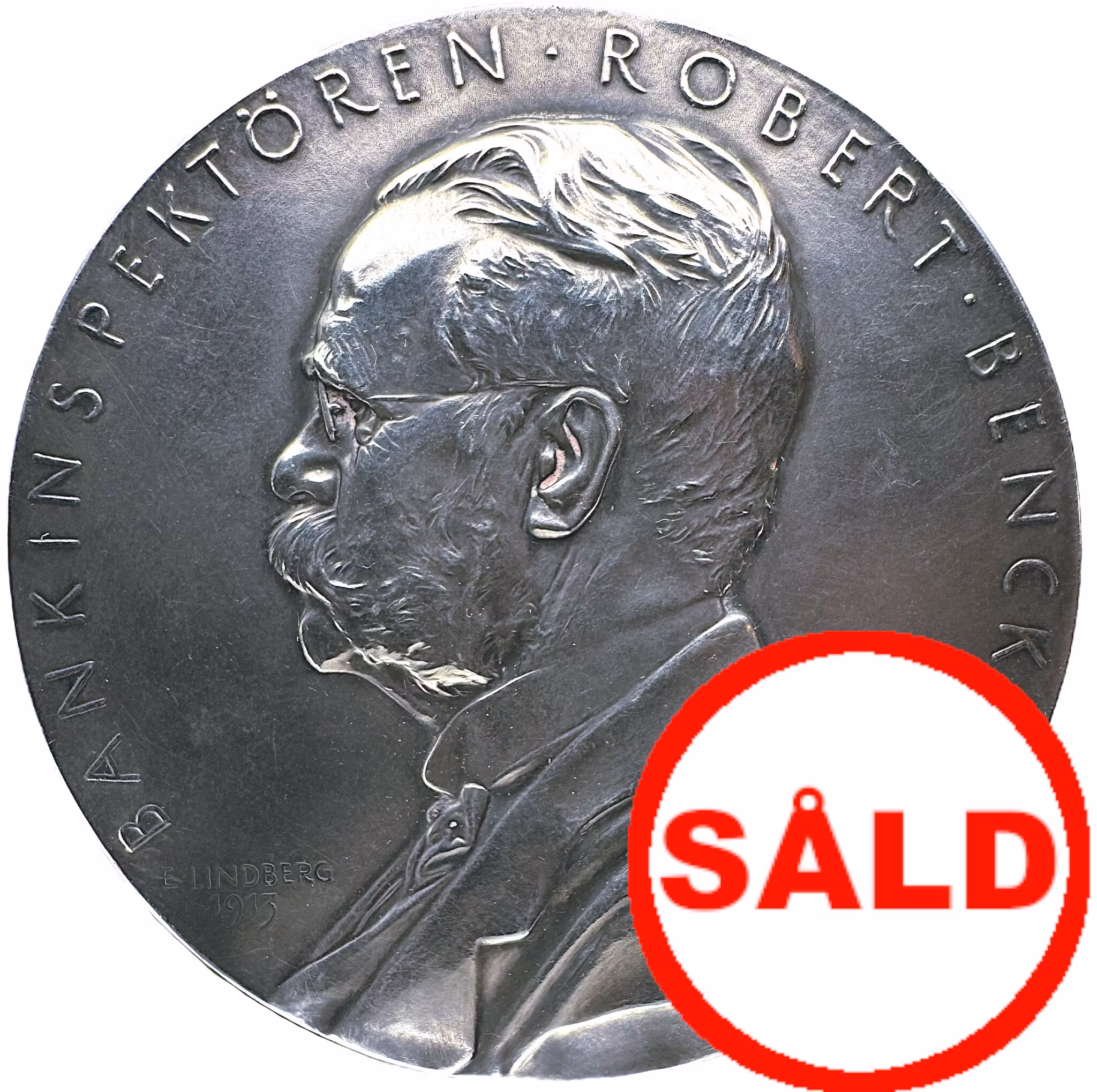 Johan Robert Benckert 1846-1938 av Erik Lindberg 1913 - Chef för Bankinspektionen