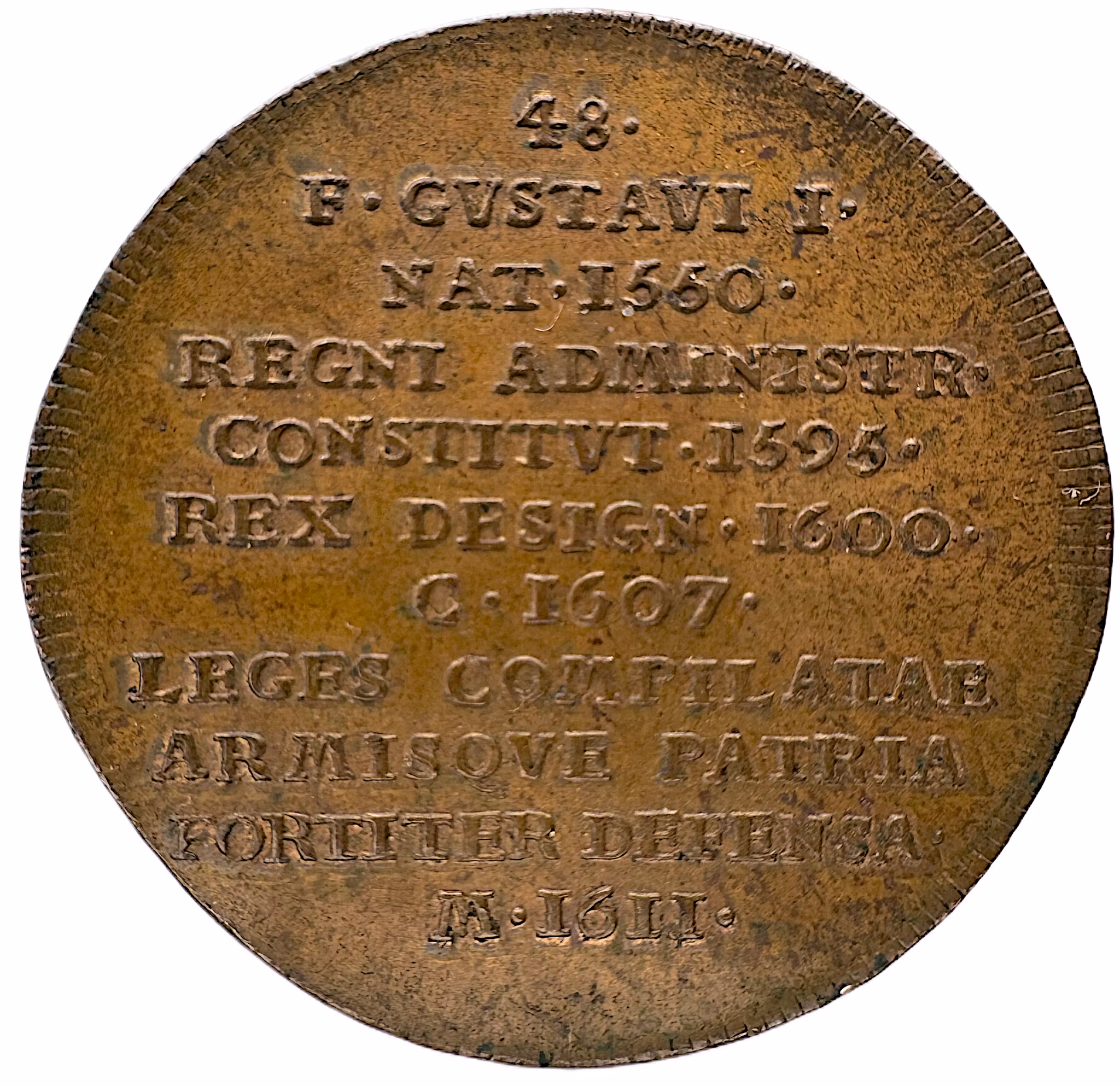 Karl IX (1604–1611) av Johann Carl Hedlinger - Medalj ur Hedlingers regentlängd ("Historica Metallica") - Hertigen och det merkantilistiska furstendömet