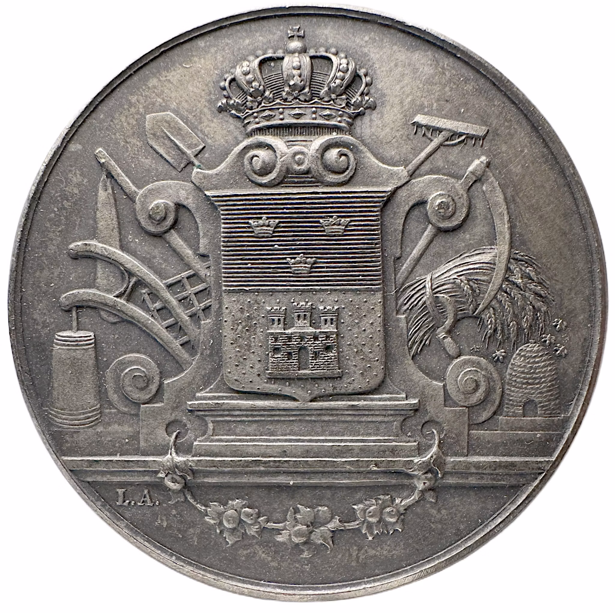 Oskar II - Jönköpings läns hushållningssällskap av Lea Ahlborn 1873 - Lantbrukets ryggrad och belöningens konst