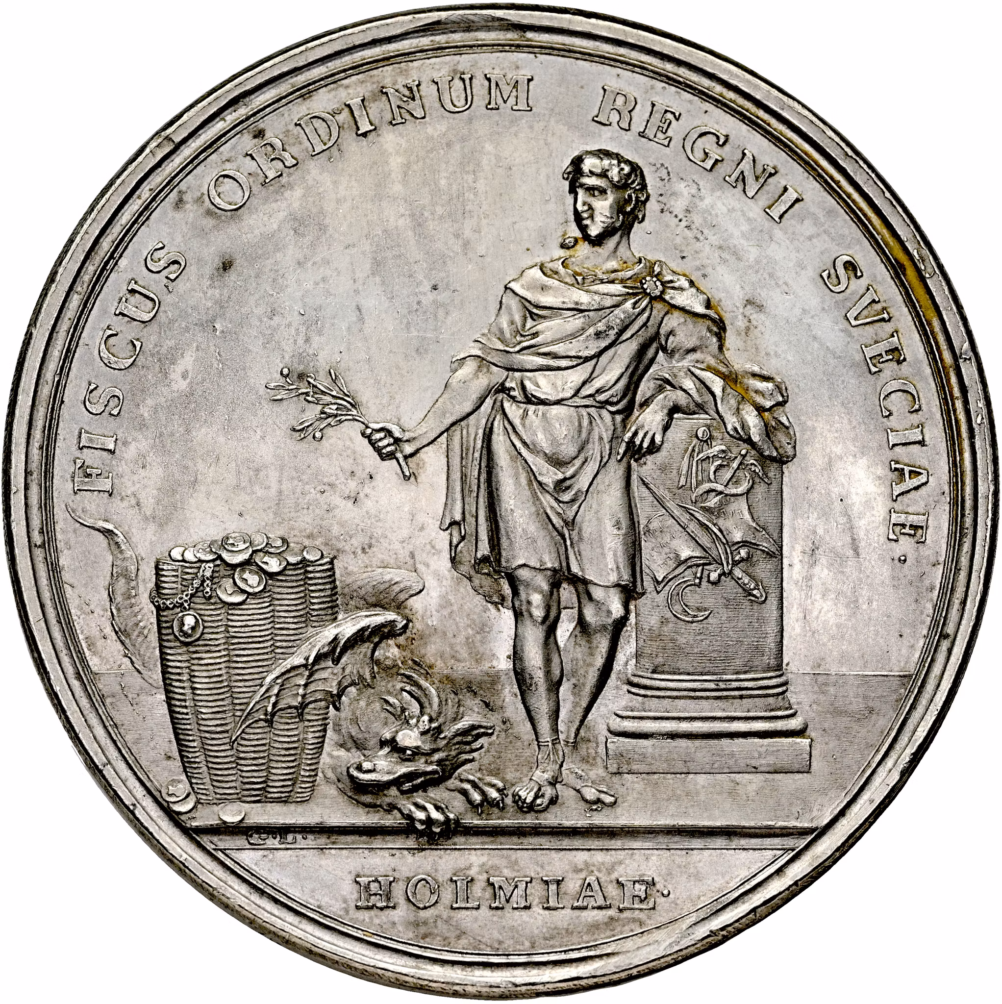 Adolf Fredrik – Rikets Ständers Banks hundraårsjubileum den 3 oktober 1768 - En furste i storpolitikens nät - Mycket sällsynt - RR