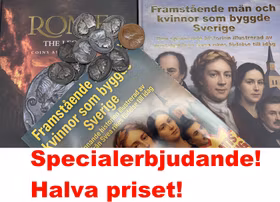 Specialerbjudande - Halva priset - 2 Böcker + 2 vackra medaljer + gratis tidning - Värde 2000:- - Nu endast 995:-