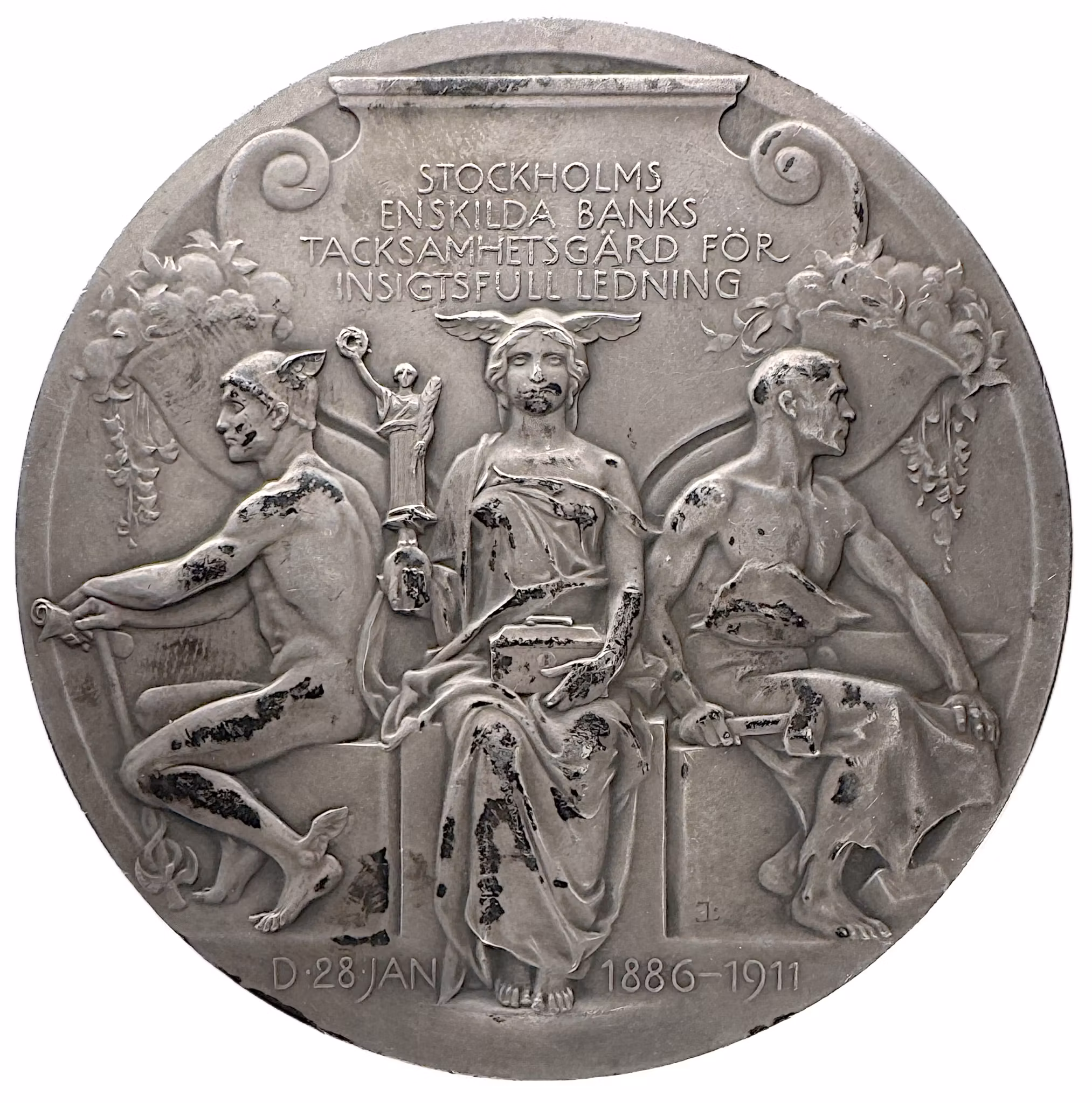 Knut Agathon Wallenberg (1853–1938). Stockholms Enskilda Banks hyllningsmedalj 1911 - Finansmannen som byggde det moderna Sverige - Från kris till expansion