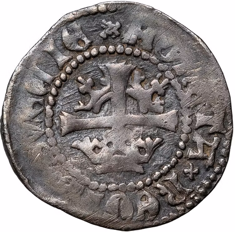 Albrekt av Mecklenburg (1364–1389) – Örtug, Stockholm - MONETA REGIS SWECIE - RRR - Ex. Svensson - En furste mellan inhemska aristokrater och tyska intressen