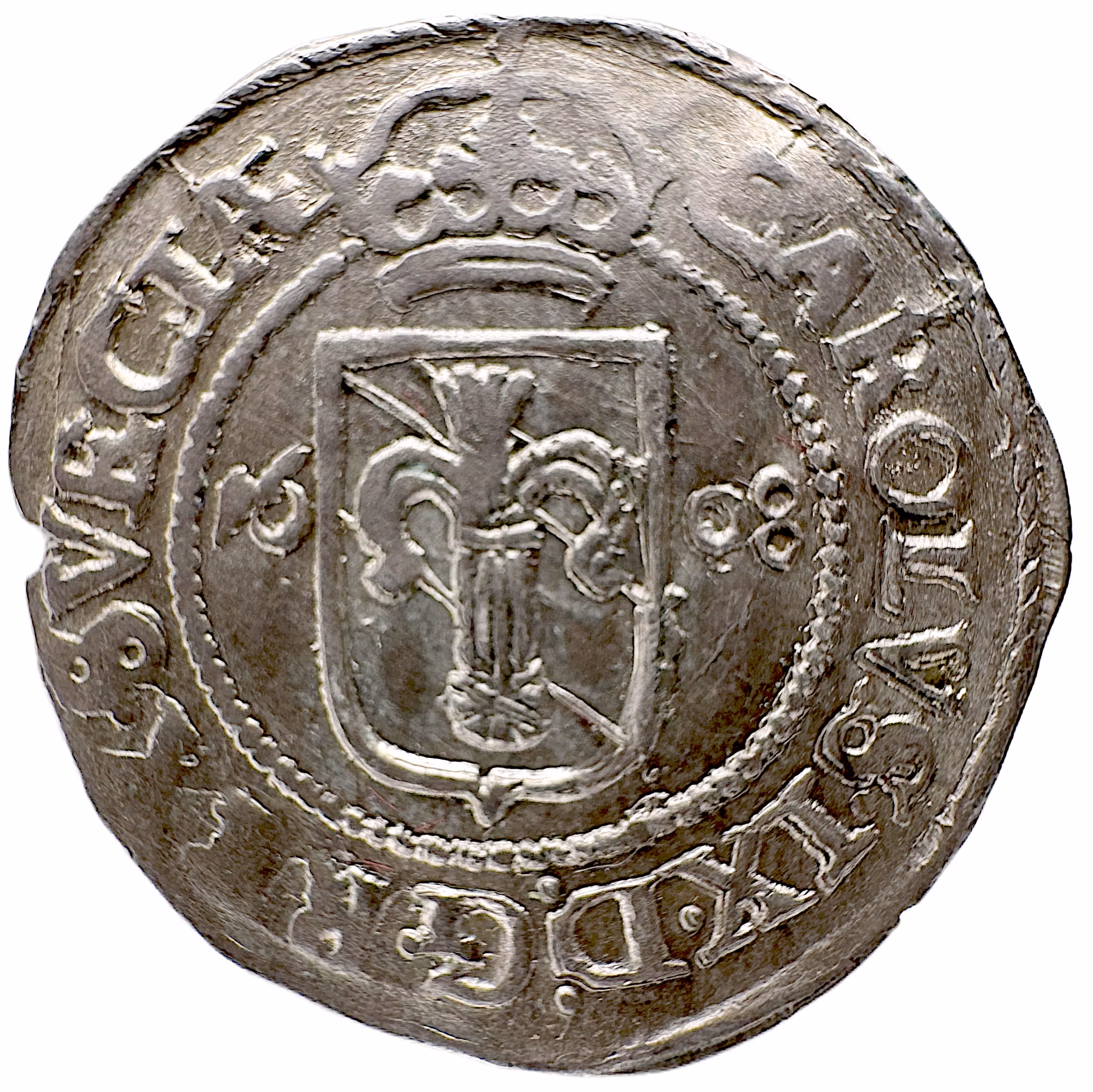 Karl IX (1604–1611) – 2 Öre, Stockholm 1608 - Ett vackert exemplar med mycket lyster - Från hertig till kronpretendent