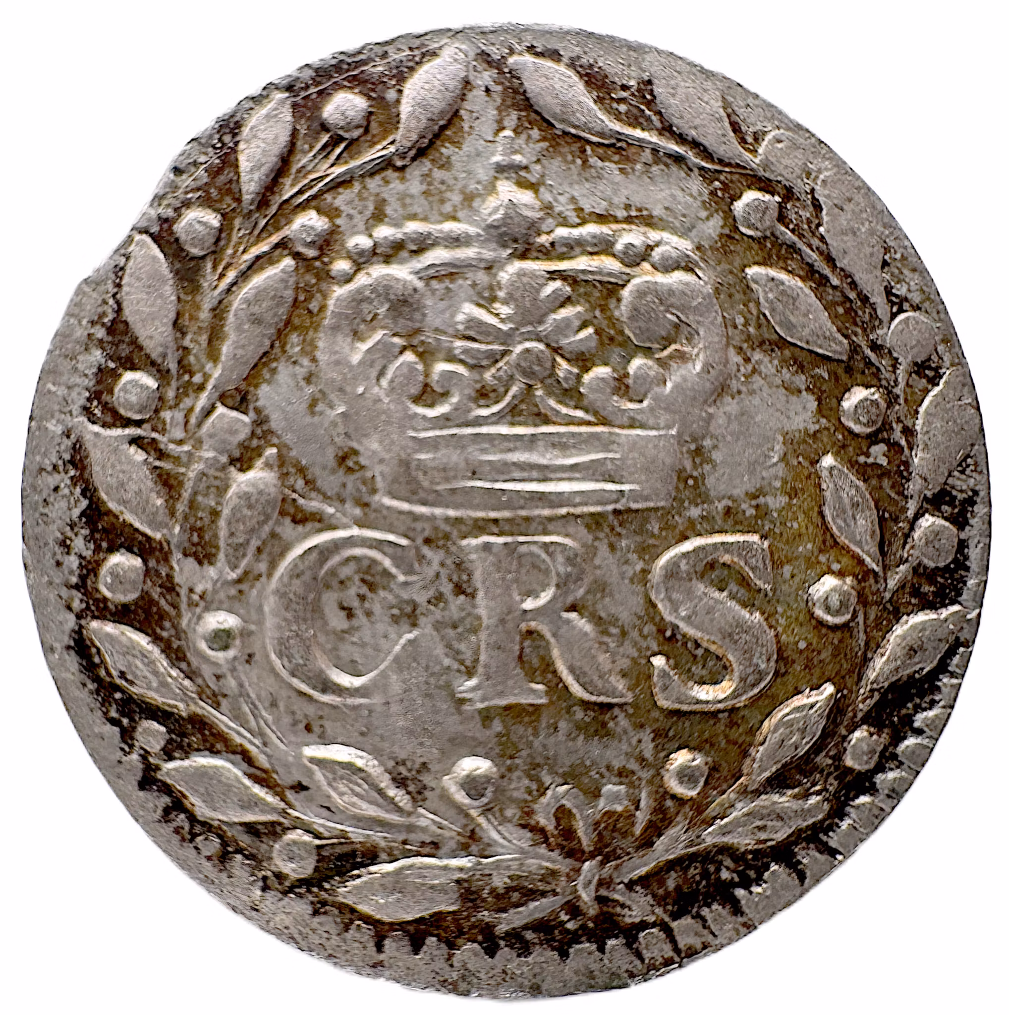 Karl XII (1697–1718) – 2 Öre, Stockholm 1717 - Ett vackert exemplar med guldskimrande patina - Krigarkungens oböjliga övertygelse