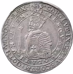 Karl IX (1604–1611) – 4 Mark, Stockholm "1011" med felstavningen MVEM - Ex. Ekström - XR - 2 kända ex i privat ägo - En lagisk och stridbar monarks sista strid