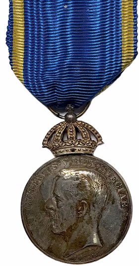 Gustav V – Nya Sverige-minnet (Delawarejubileet) 1638–1938