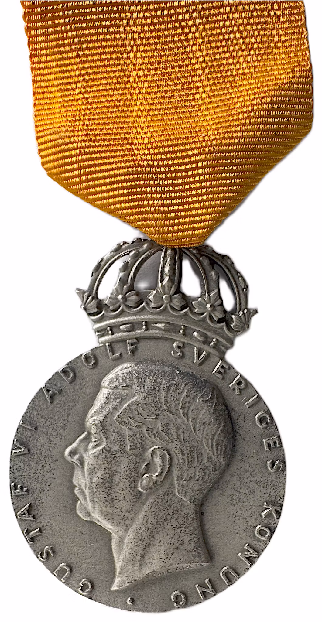 Gustav VI Adolf – Skytteförbundens överstyrelses belöningsmedalj - Tilldelad disponent B. Davidsson 1970 - Det frivilliga skytteväsendets historia och betydelse