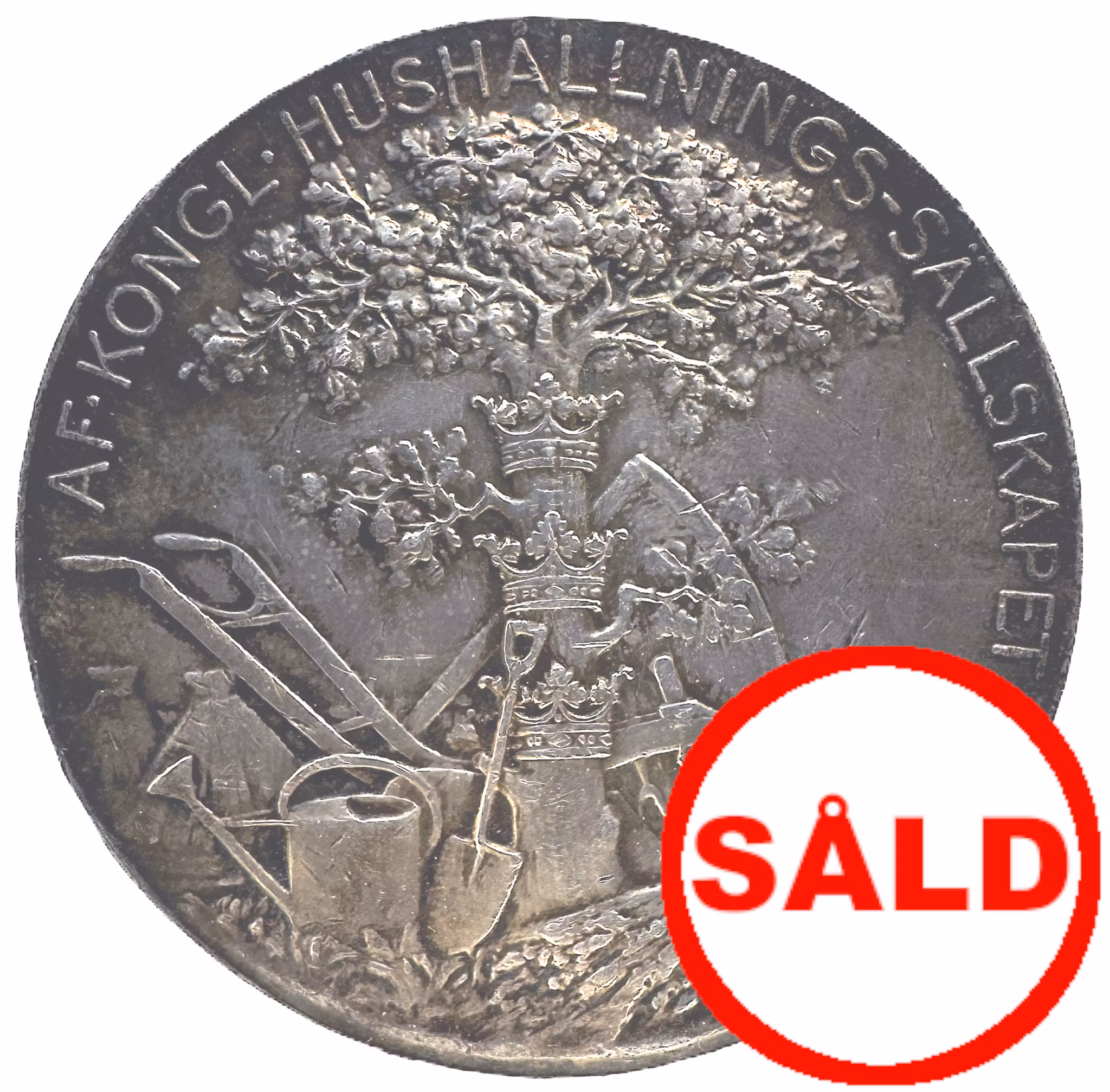 Gustav V - Kungliga Hushållningssällskapet - Blekinge län 1922 av Adolf Lindberg - MYCKET SÄLLSYNT