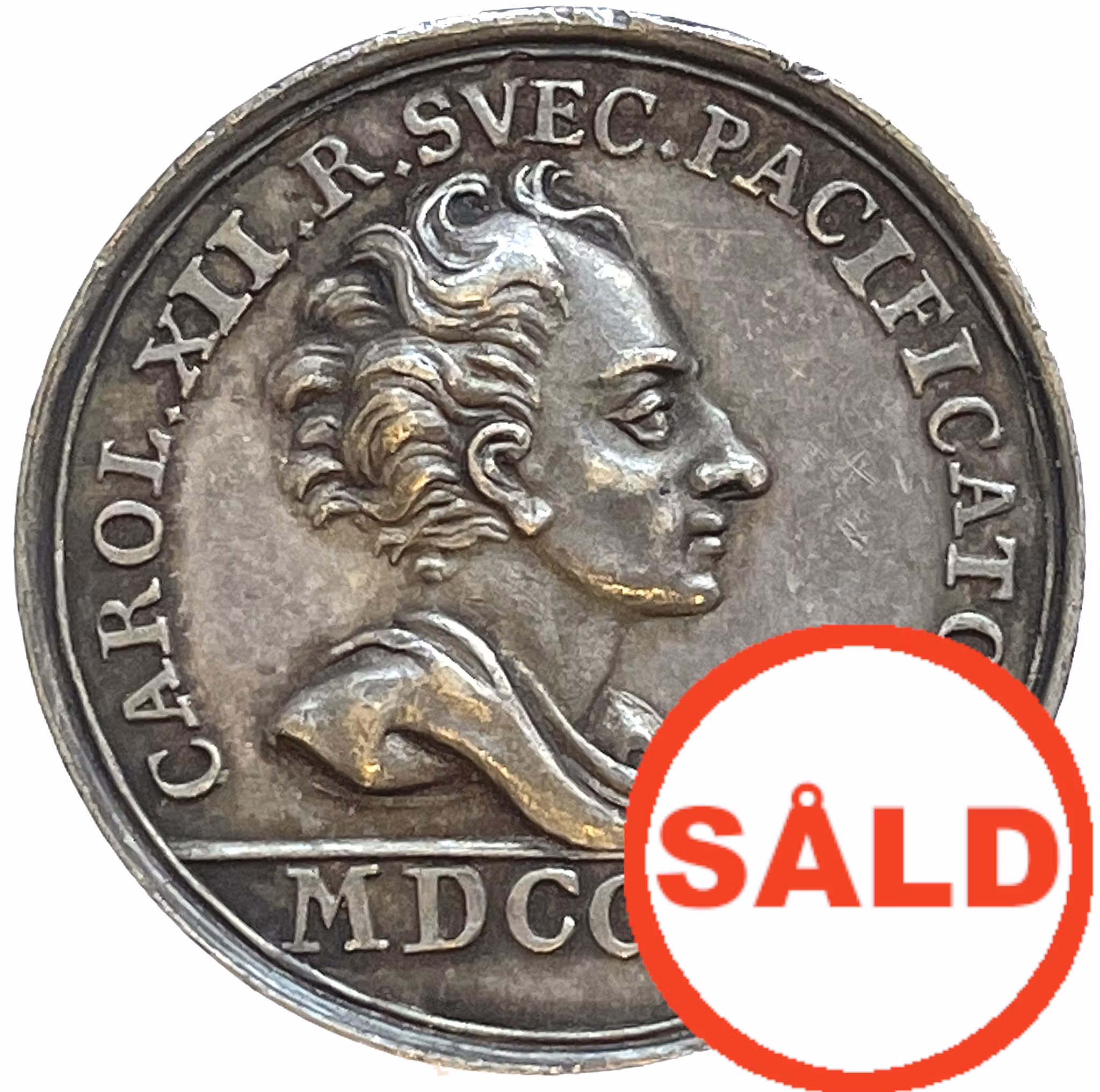 Karl XII- Efter den förkrossande segern vid Fraustadt tvingades Sachsarna till fred i Altranstädt 1706 Ex samling Crona 1937