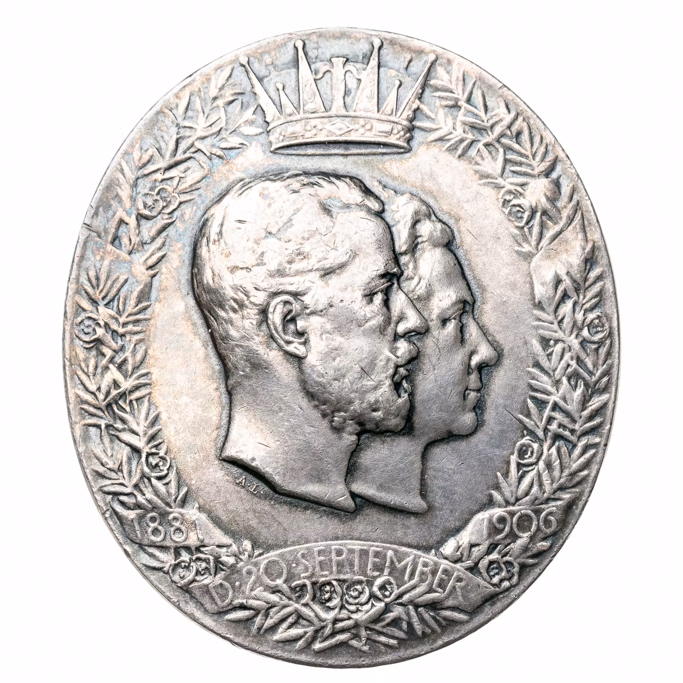 Gustaf V – Silverbröllopsjubileet den 20 september 1906 av Adolf Lindberg - En politisk skolning i skuggan av tronen
