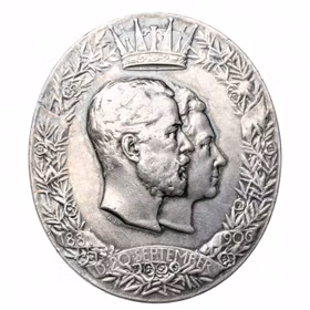 Gustaf V – Silverbröllopsjubileet den 20 september 1906 av Adolf Lindberg - En politisk skolning i skuggan av tronen