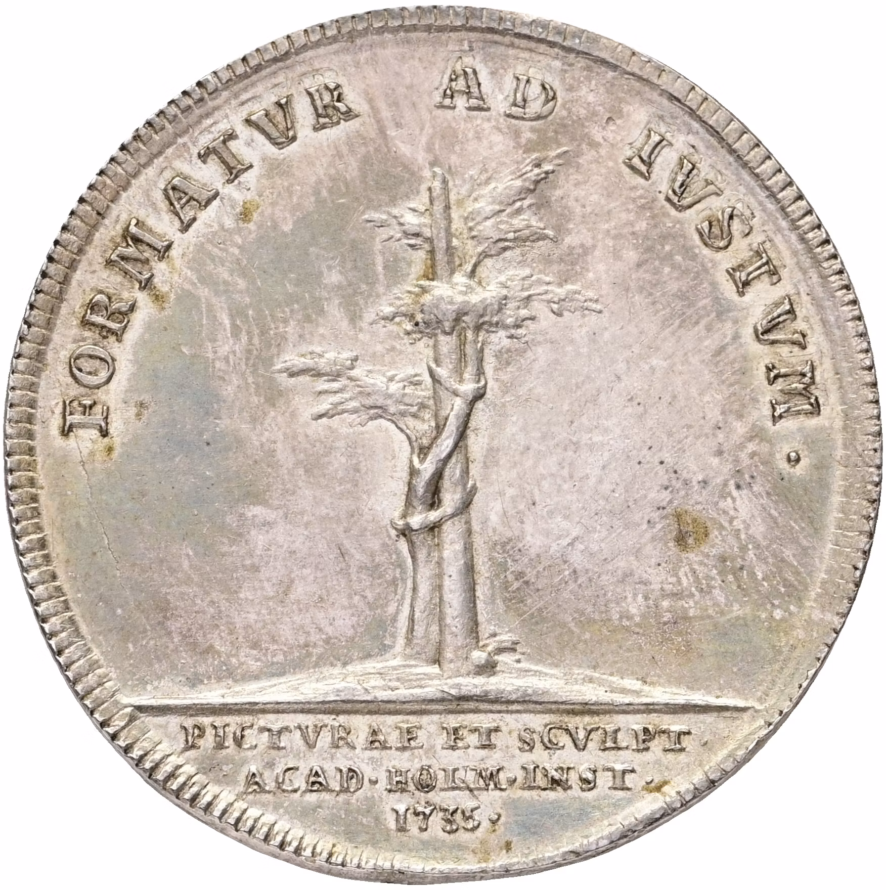 Fredrik I – Målare- och Bildhuggareakademien stiftad den 10 mars 1735 av Johann Carl Hedlinger - En soldatprins på den svenska tronen