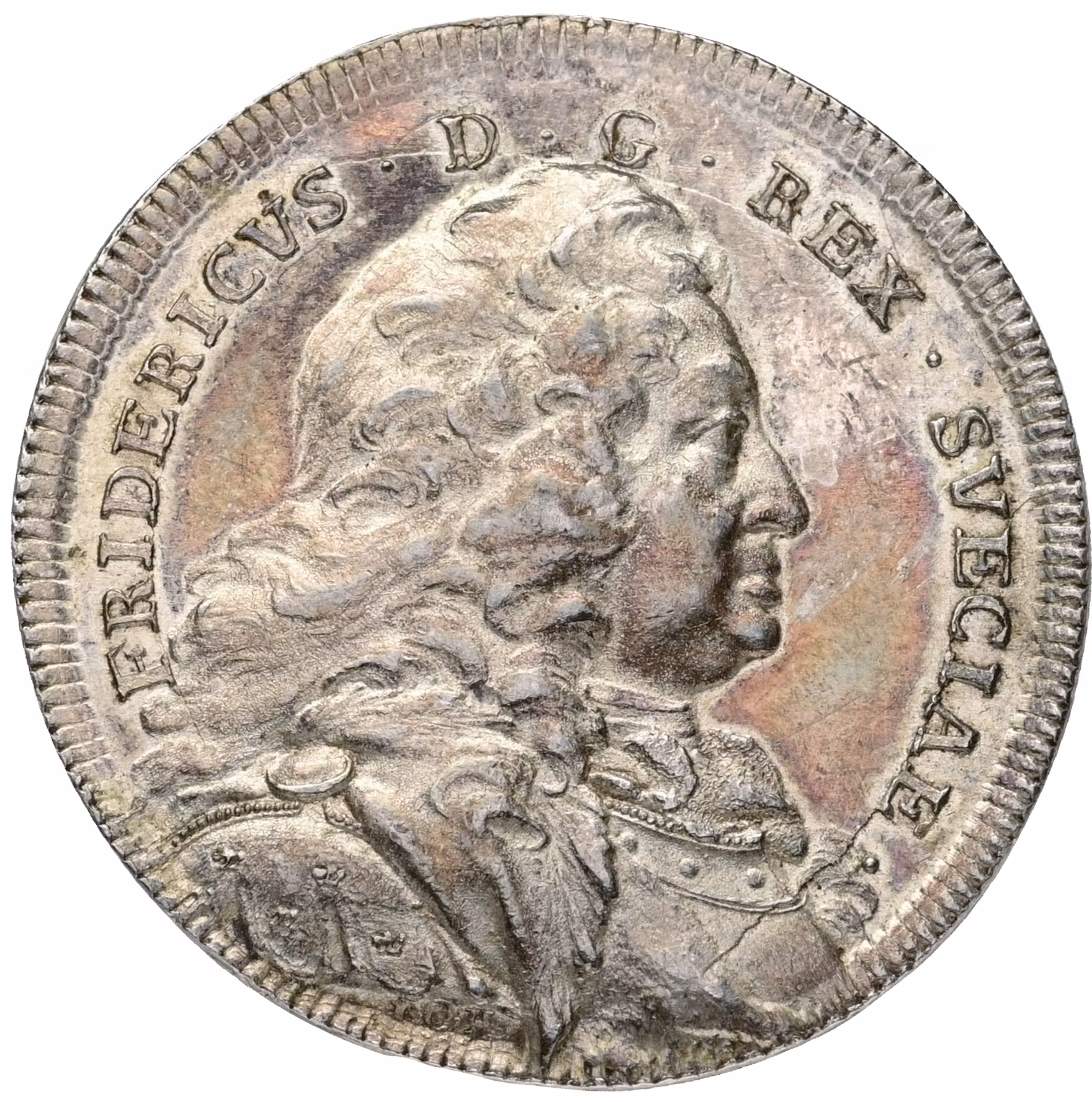 Fredrik I – Målare- och Bildhuggareakademien stiftad den 10 mars 1735 av Johann Carl Hedlinger - En soldatprins på den svenska tronen