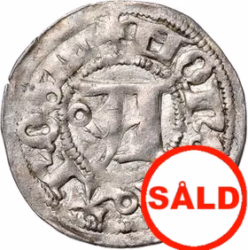 Sten Sture d.ä. (1470–1497, 1501–1503) – Halvörtug, Västerås - Ett vackert exemplar med fin bottenlyster. - Riksföreståndaren och makten över Bergslagen