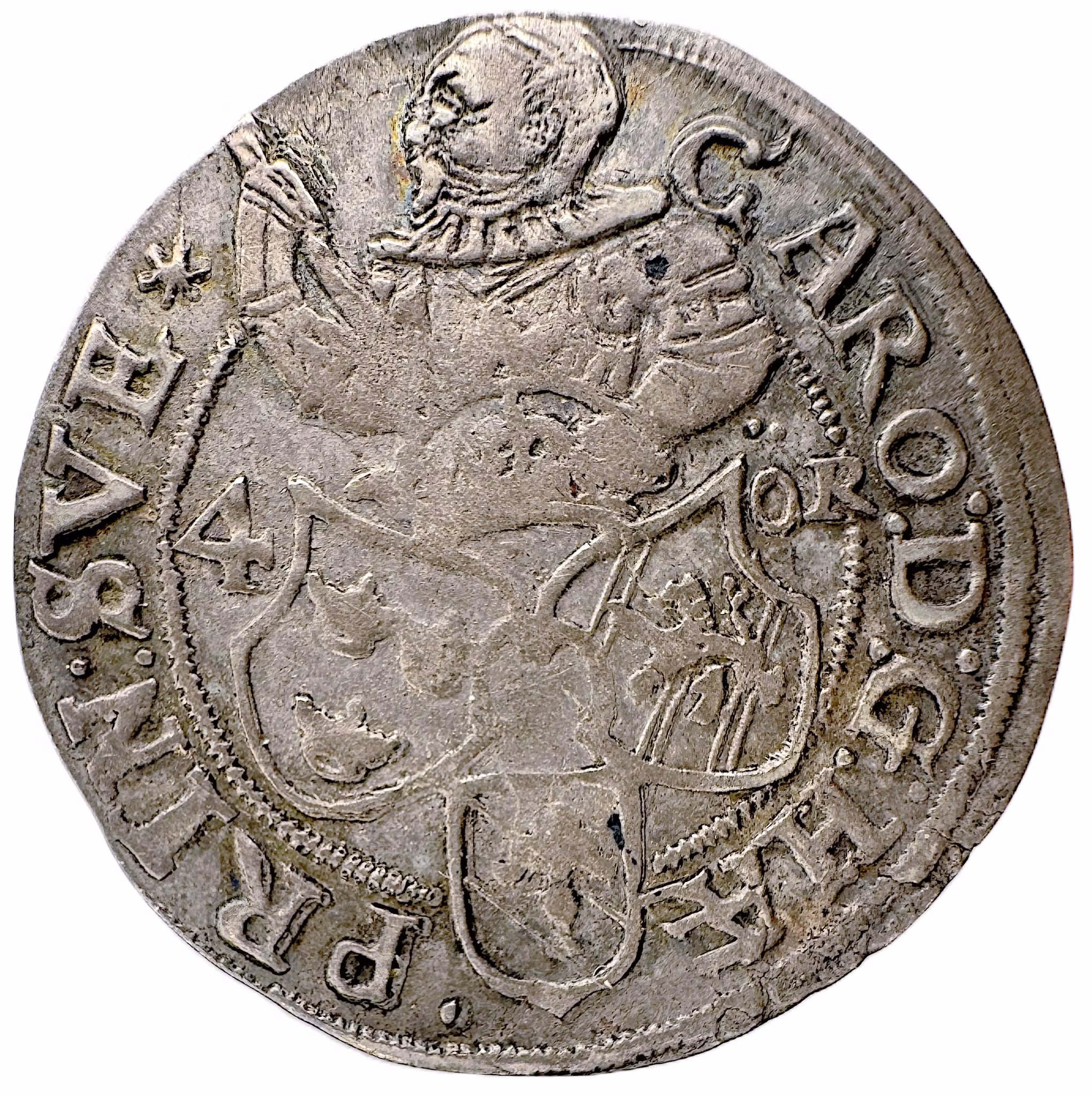 Karl som riksföreståndare, Stockholm – 4 Öre 1602 - SÄLLSYNT - Riksföreståndaren och makten