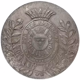 Gustav V (1907–1950) – Till minne av S:t Andreas skottska logen 1927 - Sällsynt - Ett jubileum med förhinder
