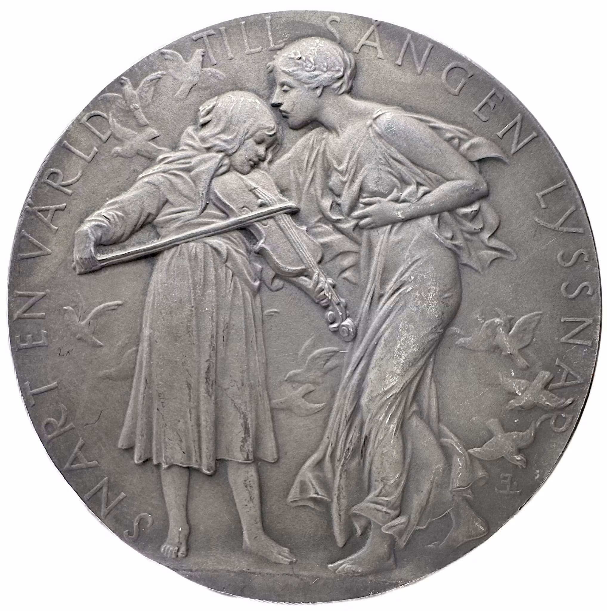 Christina Nilsson de Casa Miranda – Från beundrare av hennes konst (1917) av Erik Lindberg - Spelflickan från Småland