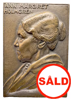 Ann Margret Holmgren (1850-1940) – 80 år den 17 februari 1930 av Carl Eldh - Mycket sällsynt - Från konservativ uppväxt till akademisk radikal