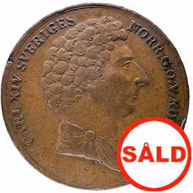 Karl XIV Johan - 1 Skilling 1832 - Sällsynt 1-årstyp