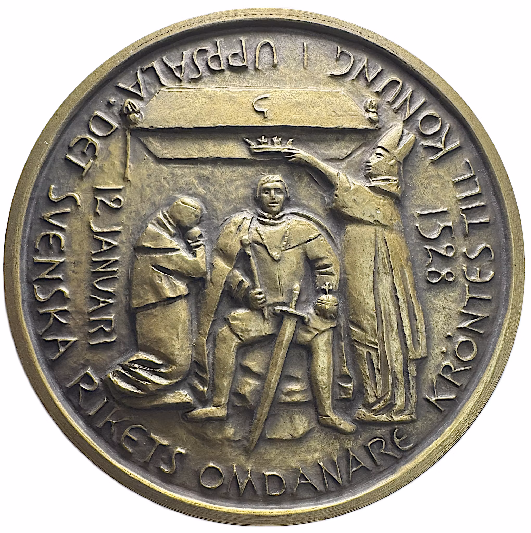 450-årsminnet av Gustav Vasas kröning i Uppsala domkyrka den 12 januari 1528 av Axel Wallenberg