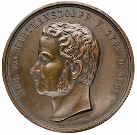 August von Hartmansdorff (1792–1856) av Lea Ahlborn 1856 - Från faderlös student till politisk kraft
