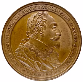 Gustav II Adolf - 50-årsjubileum av Gustav Adolfsstiftelsen 1832-1882 av Hermann Weckwerth (Berlin)