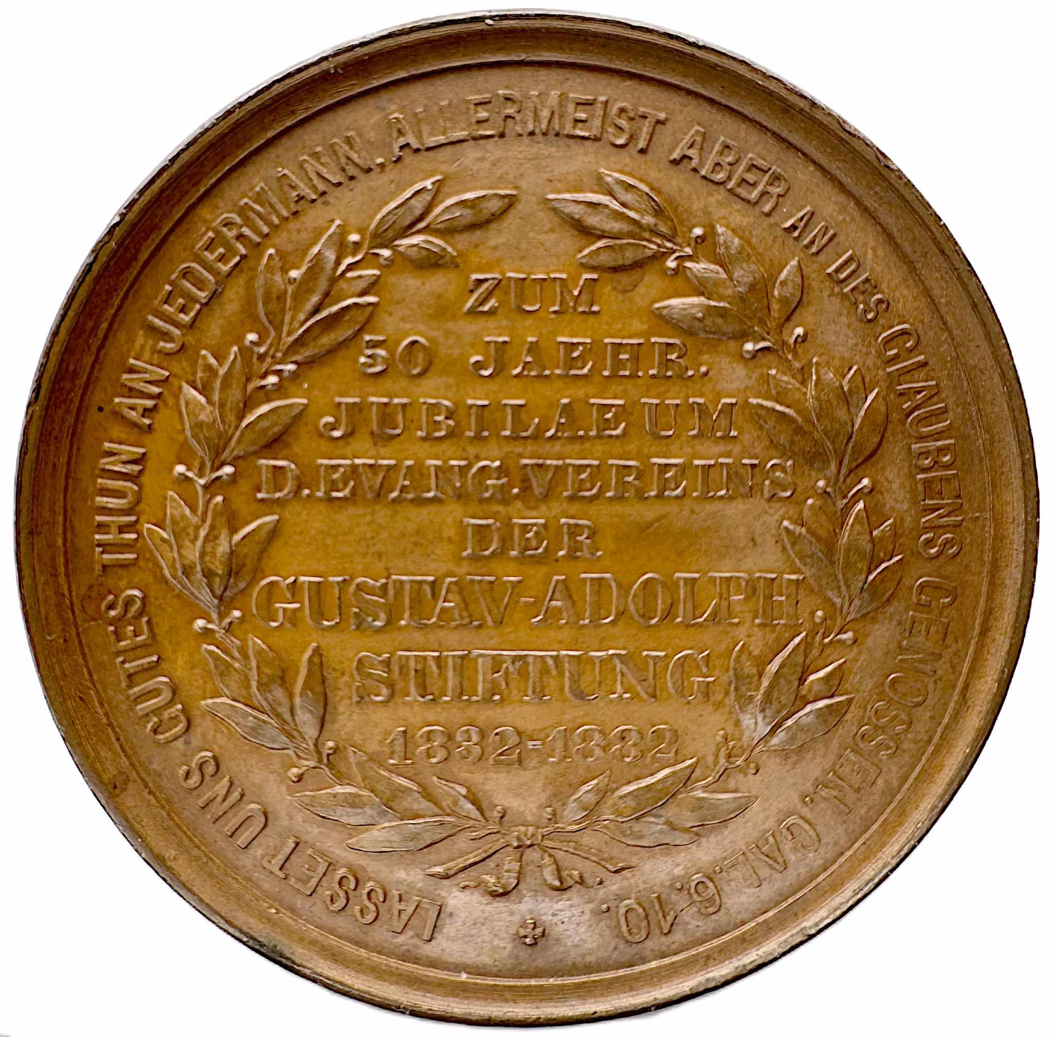 Gustav II Adolf - 50-årsjubileum av Gustav Adolfsstiftelsen 1832-1882 av Hermann Weckwerth (Berlin)