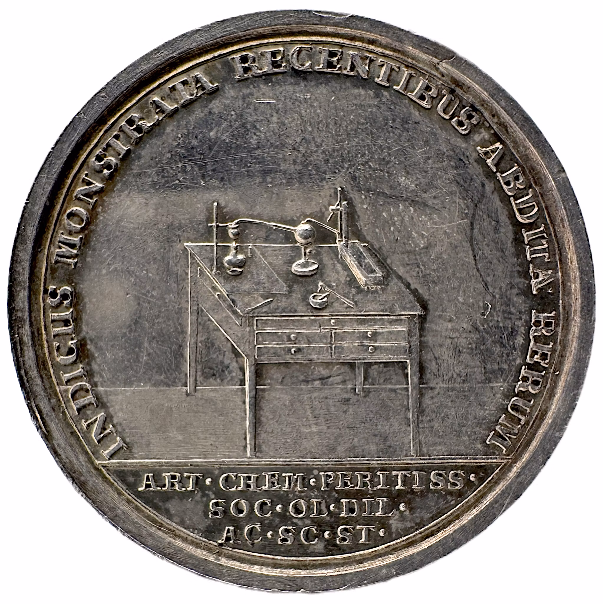 Johan Gottlieb Gahn (1745–1818) - av Mauritz Frumerie 1826 för Kungliga Vetenskapsakademien - En mästare i bakgrunden
