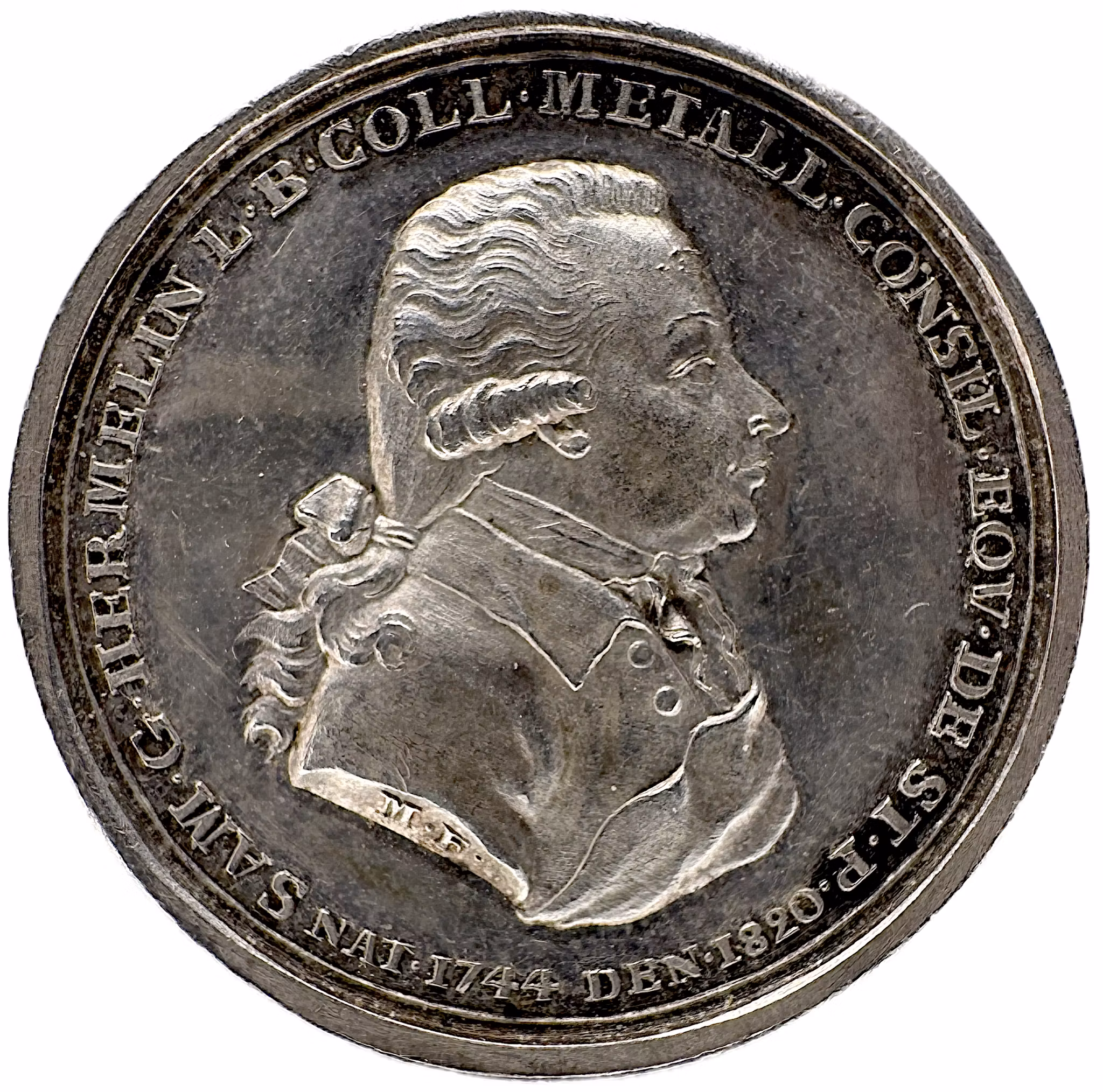 Samuel Gustaf Hermelin (1744–1820) - av Mauritz Frumerie 1828 för Kungliga Vetenskapsakademien - Kartläggaren av det okända och Norrlands visionär