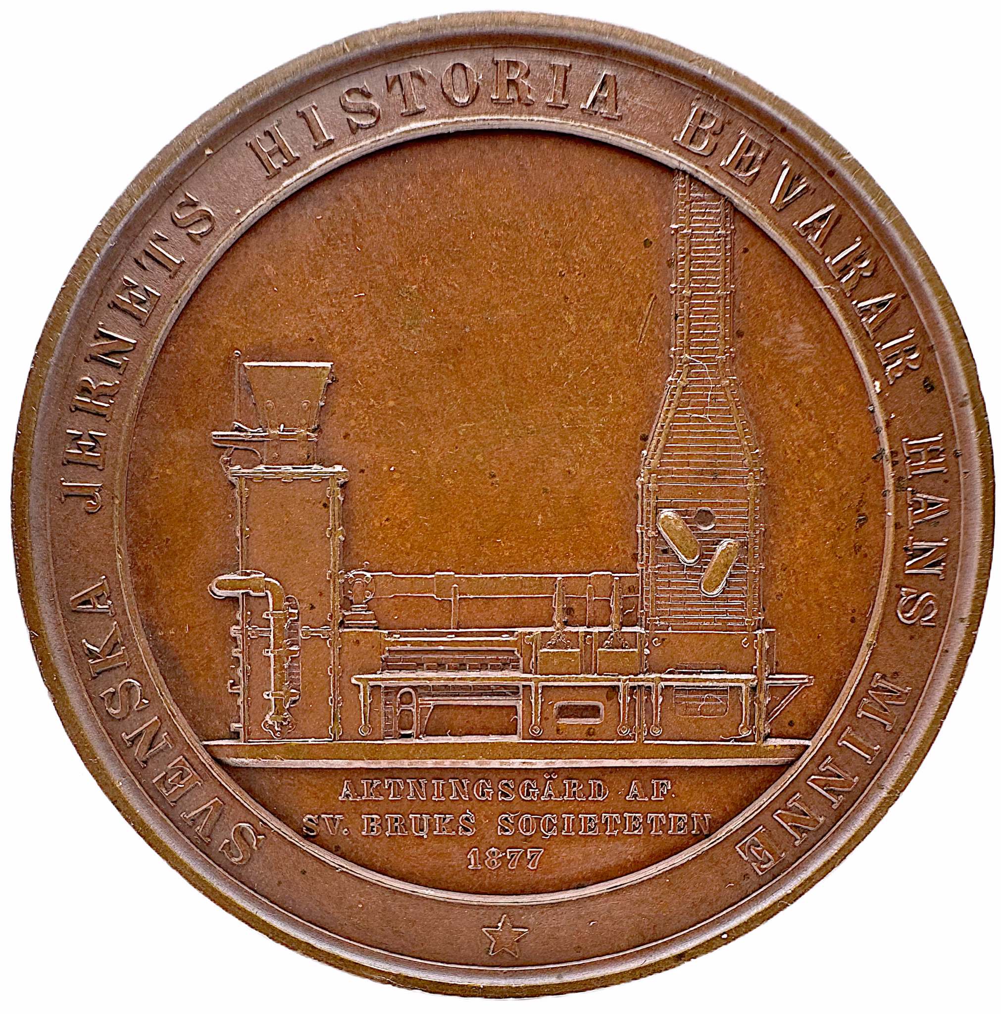 Gustaf Ekman (1804–1876) av Lea Ahlborn och utgiven av Brukssocieteten 1878 - Svensk järnhantering i kris