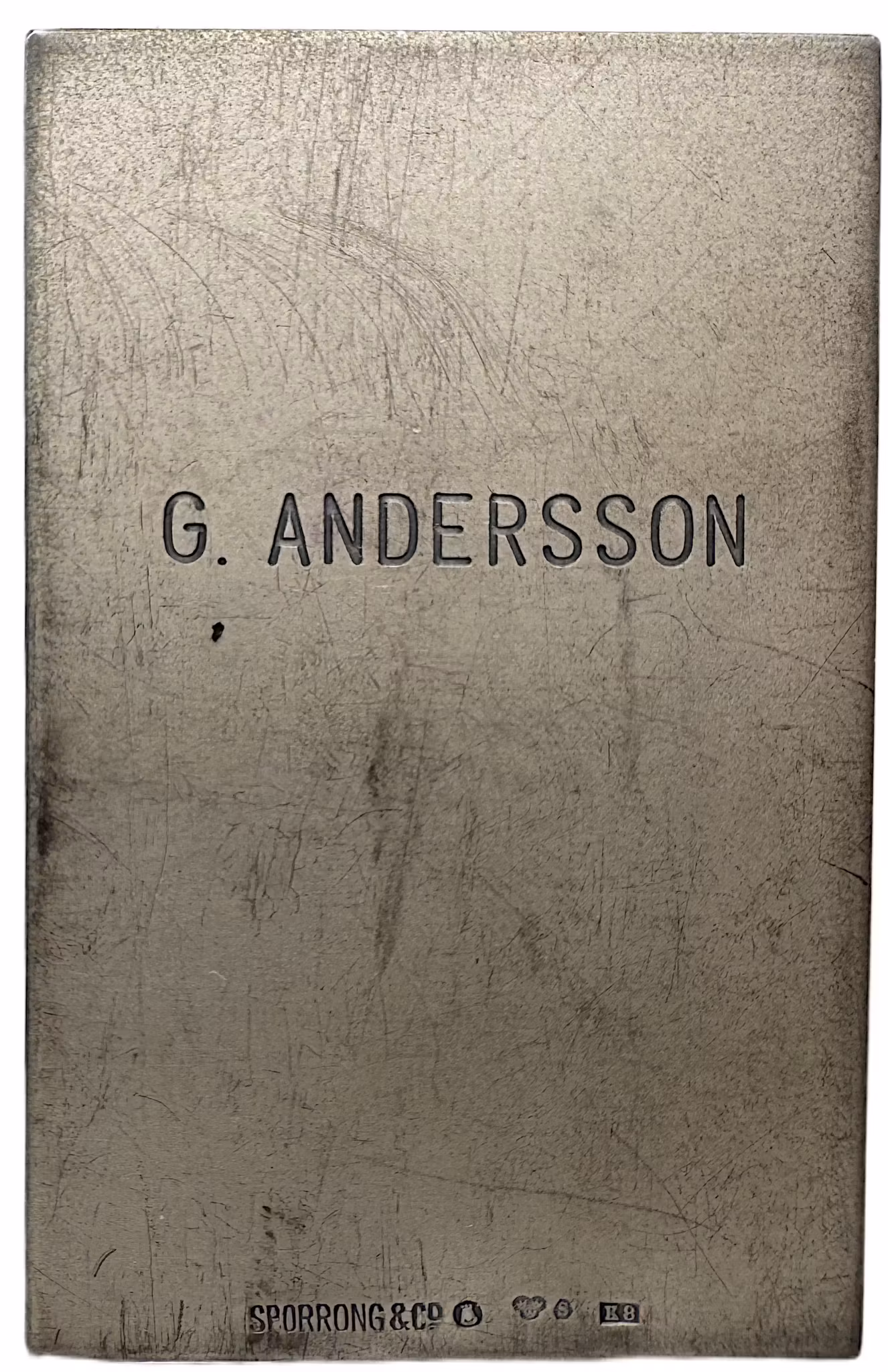 Sveriges filatelistförenings 50-årsjubileum (1886–1936) tilldelad G. Andersson - Ett halvt sekel av svensk posthistoria samlad i silver