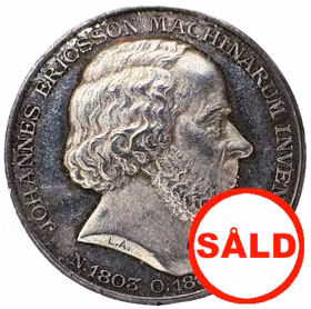 John Ericsson (1803-1889) av Lea Ahlborn för Kungliga vetenskapsakademien 1893 -  Pansarfartyget Monitors konstruktör