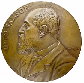 Otto Samson (1846–1916) av Sven Kulle för Lifförsäkringsbolaget Nordstjernan 1906 - Sällsynt