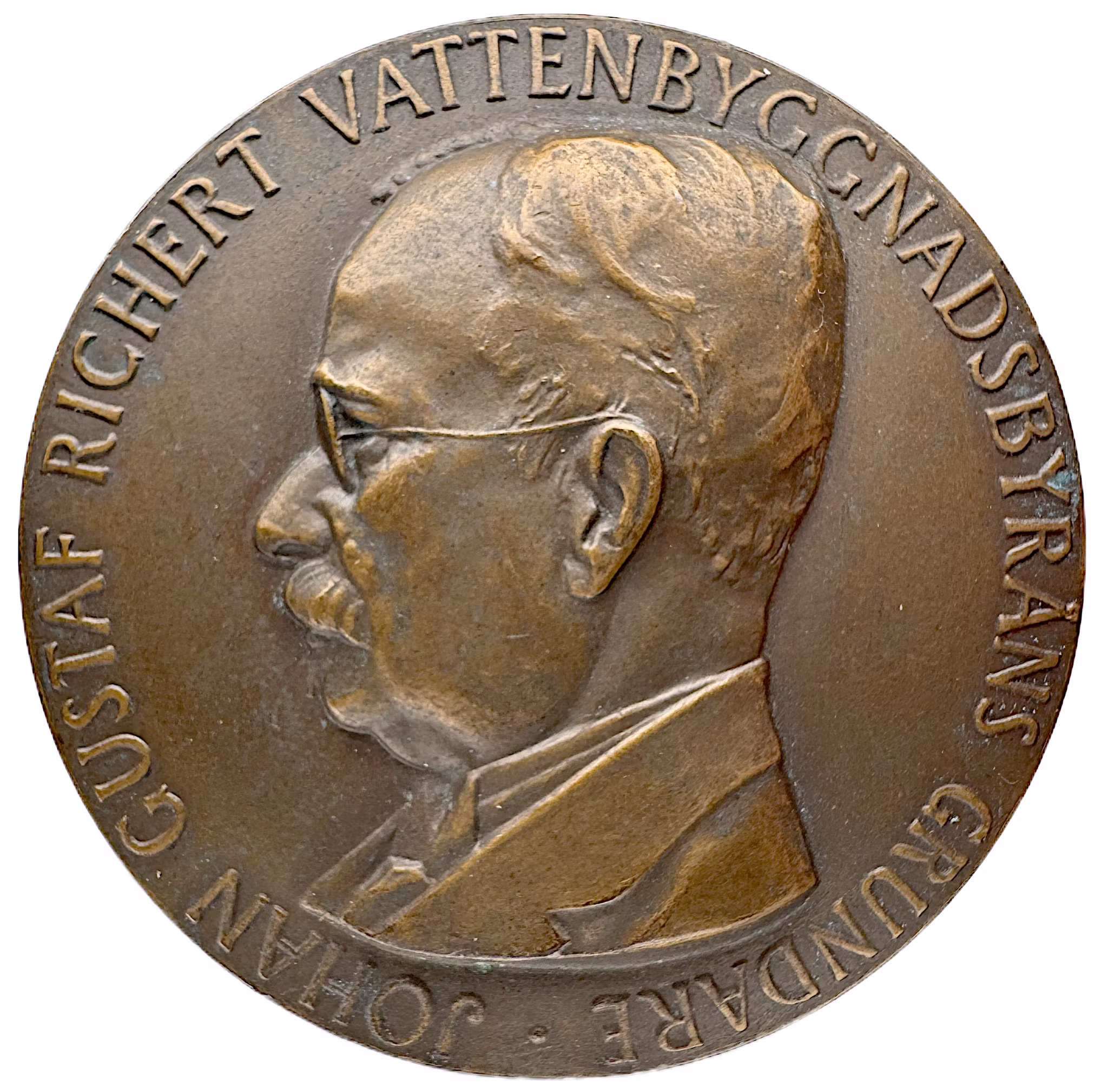 Johan Gustaf Richert (1857–1934) av Svante Nilsson för AB Vattenbyggnadsbyrån 1927 - Vattenbyggnadskonstens pionjär