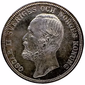 Oskar II - 2 Kronor 1903 - Mycket vackert ocirkulerat exemplar