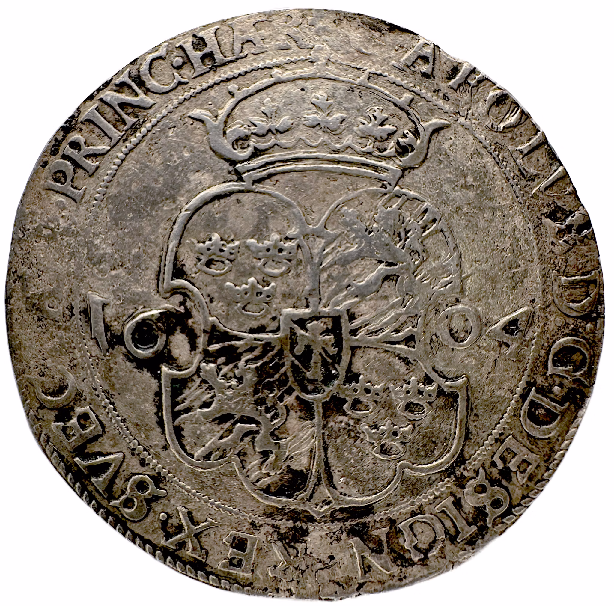 Karl IX, Stockholm, 2 Mark 1604, Ex. Bonde - Mycket sällsynt - 15 exemplar i privat ägo - Från målmedveten hertig till utsedd konung