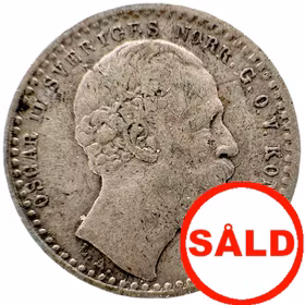 Oskar II - 10 Öre 1872